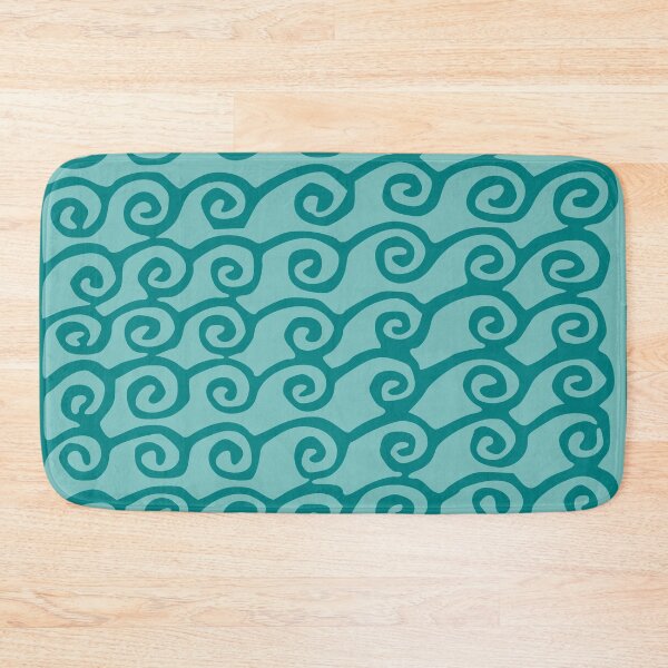 Item preview, Waves - Blue spiral pattern designed and sold by papa-pedro.