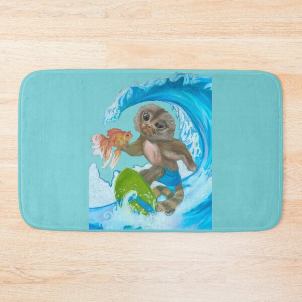 Item preview, Pygmy Marmoset - Surfer - Superhero designed and sold by MariaSibireva.