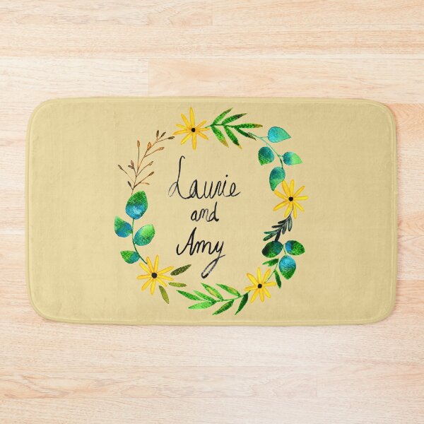 Item preview, Little Women Amy and Laurie Flower Wreath Yellow Palette designed and sold by Niina  Niskanen.
