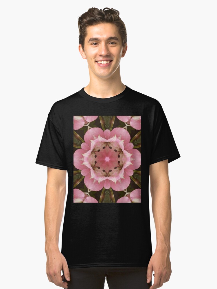 Alternate view of Pink Floral Classic T-Shirt
