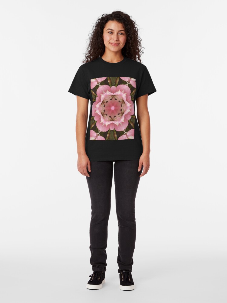Alternate view of Pink Floral Classic T-Shirt
