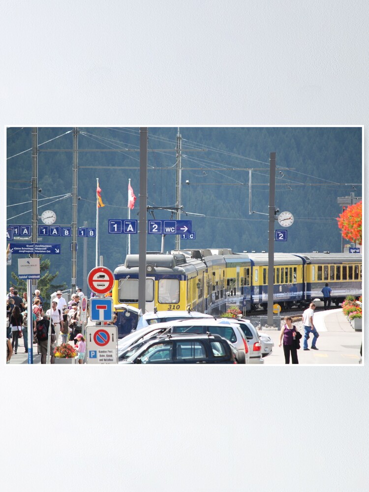 Alternate view of Grindelwald Station Poster