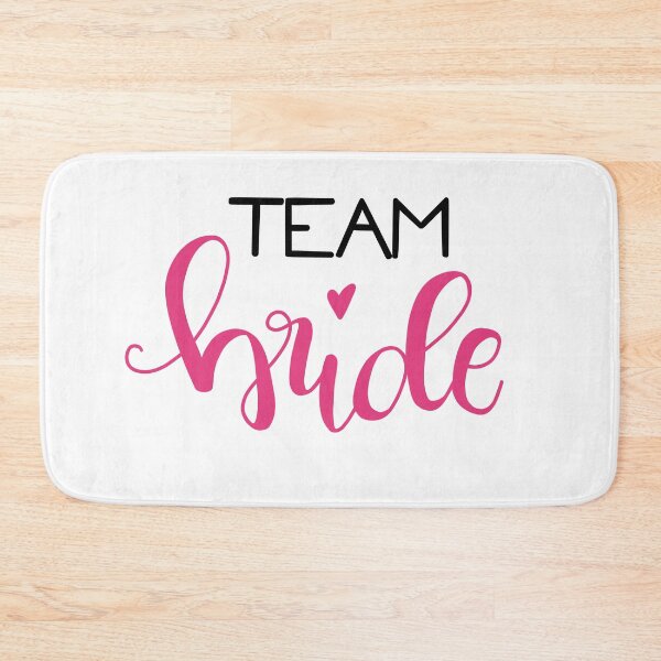 Item preview, Team bride - pink / black designed and sold by MrsDeeDesigns.