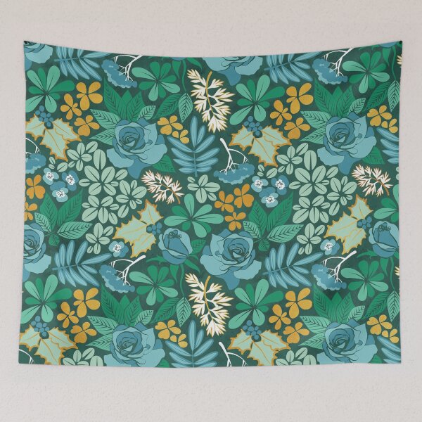 Item preview, Winter garden // greens and gold designed and sold by SelmaCardoso.