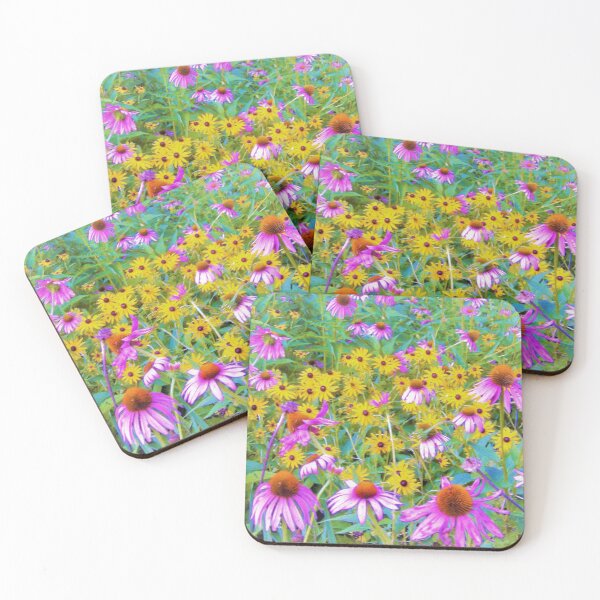 Item preview, Garden Medley of Yellow, Pink and Purple Flowers designed and sold by myrubiogarden.