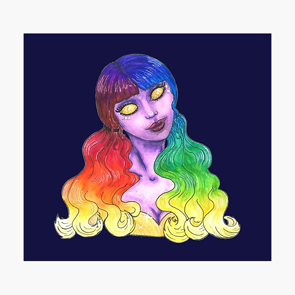Rainbow Deity Photographic Print