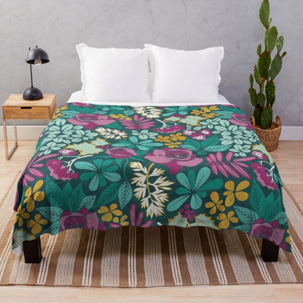 Item preview, Winter garden // green pink and gold designed and sold by SelmaCardoso.