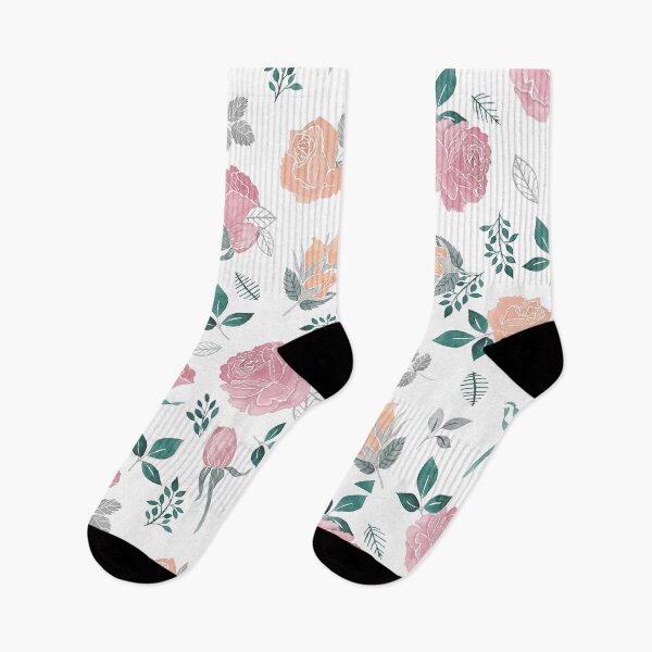 Item preview, Watercolour Roses Pink and Peach designed and sold by Kova  Rose.