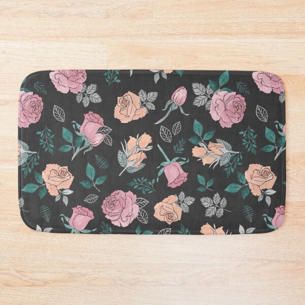 Item preview, Watercolour Roses Dark Background designed and sold by Kova  Rose.