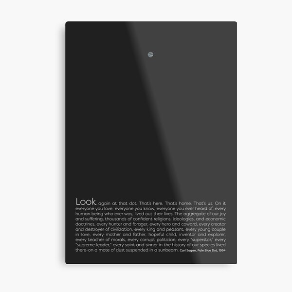 Pale Blue Dot Metal Print