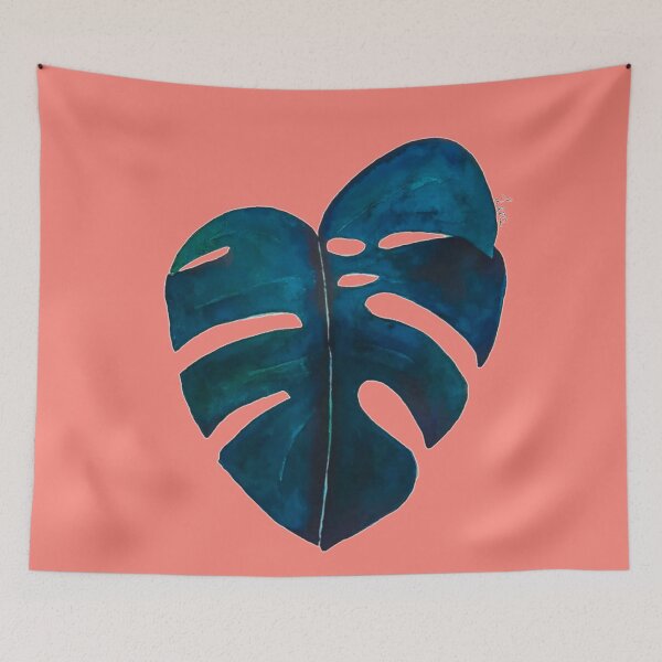 Item preview, Monstera leaf (Coral) designed and sold by Artbylees.