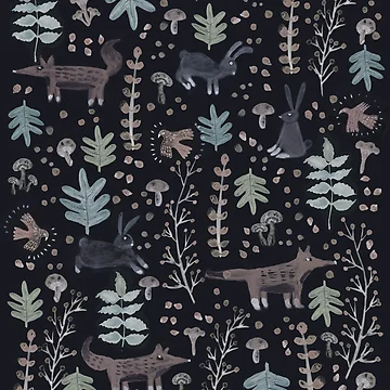 Artwork thumbnail, Fall Nature Pattern by elenor27