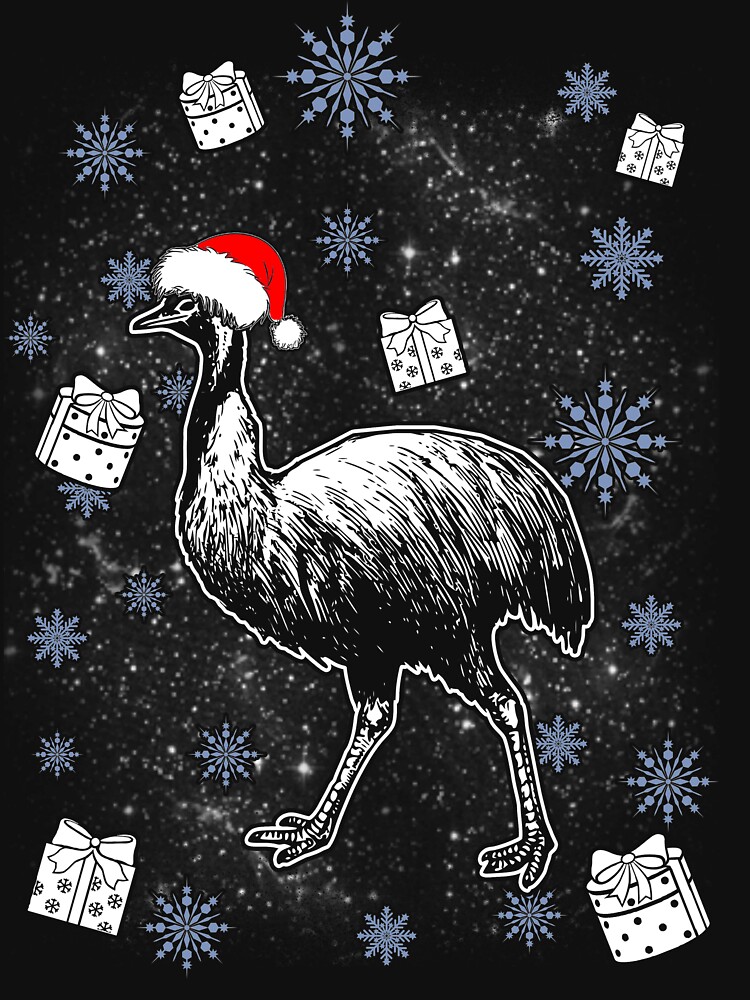 &quot;Australia Emu Ostrich Ugly Christmas Sweater Winter Gift&quot; T-shirt by