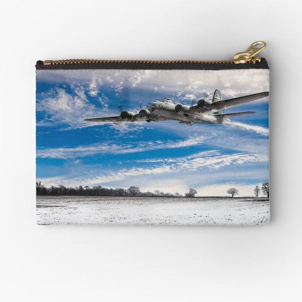 B-17 crash landing Zipper Pouch