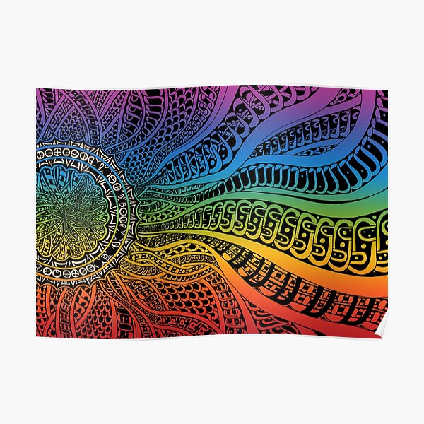 Spiral of Life (CHAKRA Edition) Poster