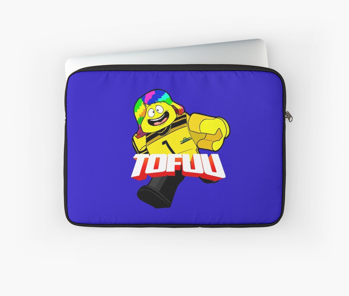 Tofuu Fun Cartoon Laptop Sleeve By Lovegames Redbubble - tofuu plush roblox