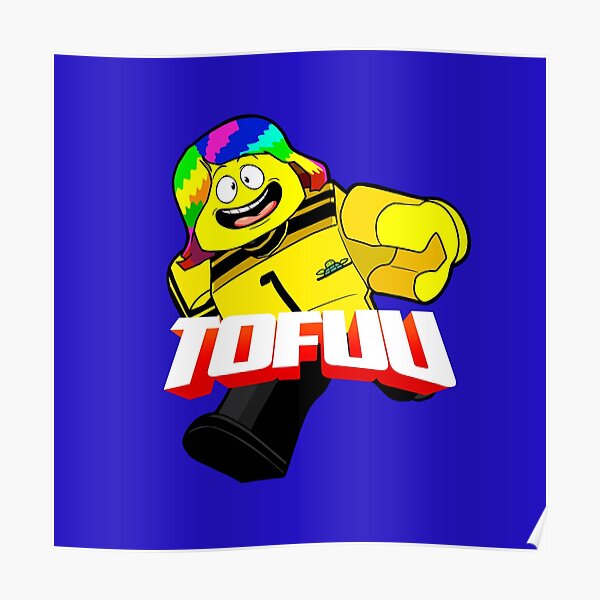 Tofuu Posters Redbubble - team turtle vs team sloth youtuber roblox survivor youtube