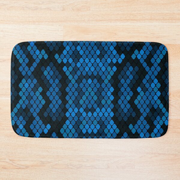 Item preview, Azure Snake Skin designed and sold by HomeLivingCo.
