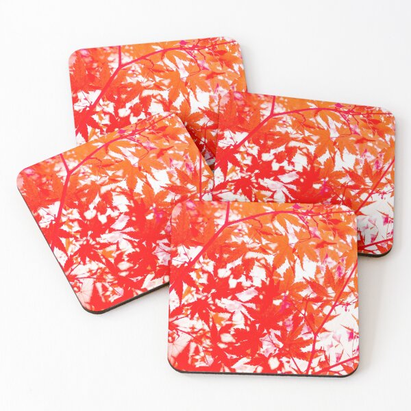 Item preview, Natural pattern red tree leaves - leaf pattern designed and sold by ohaniki.