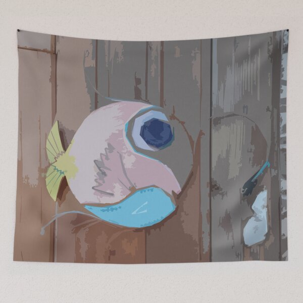 Item preview, Funky Fish Pink Blue Yellow designed and sold by Beachy.