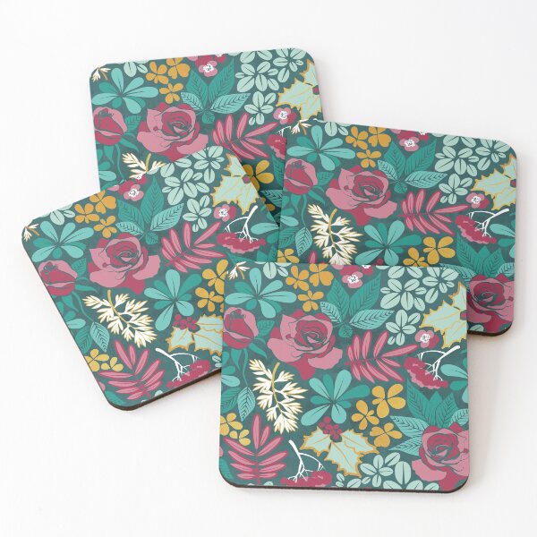 Item preview, Winter garden // green red and gold designed and sold by SelmaCardoso.