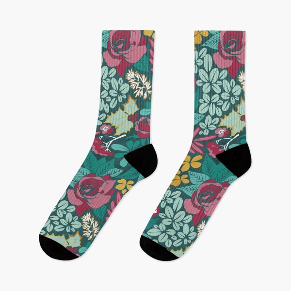 Item preview, Winter garden // green red and gold designed and sold by SelmaCardoso.