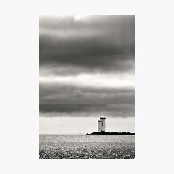 Carraig Fhada Lighthouse - Islay, Scotland Photographic Print
