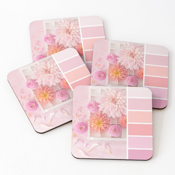 Item preview, Dahlia Colour Palette in pink and orange designed and sold by Zoe Power.