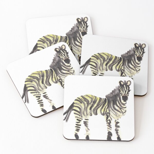 Item preview, Zebra paint doodle designed and sold by sadnettles.
