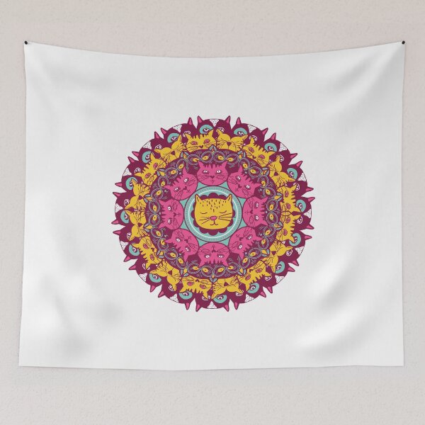 Item preview, cute cats mandala designed and sold by DerSenat.