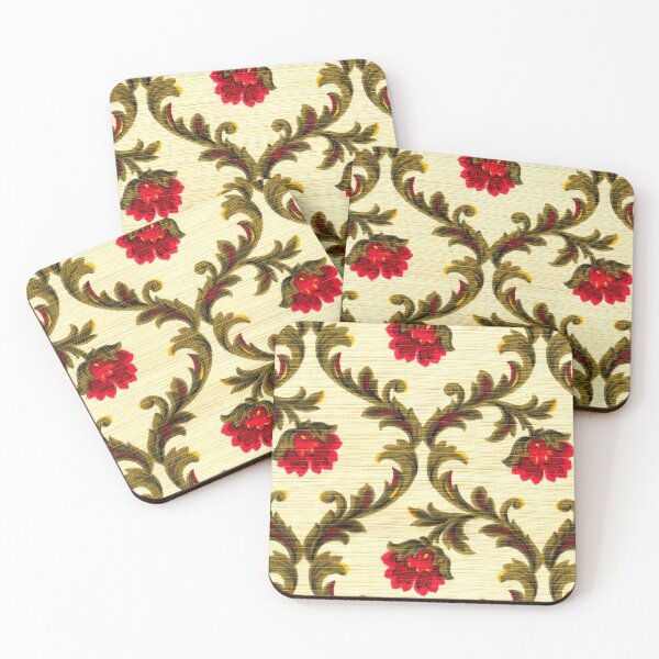 Item preview, romantic chic red flowers designed and sold by Des fleurs dans mon coeur.