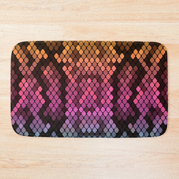 Item preview, Gold Pink Blue Snake Skin designed and sold by HomeLivingCo.