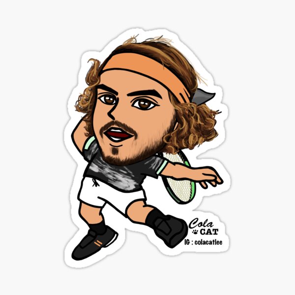 Stefanos Tsitsipas Pegatina