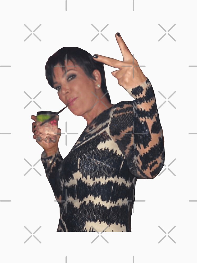 kris jenner flipping off shirt