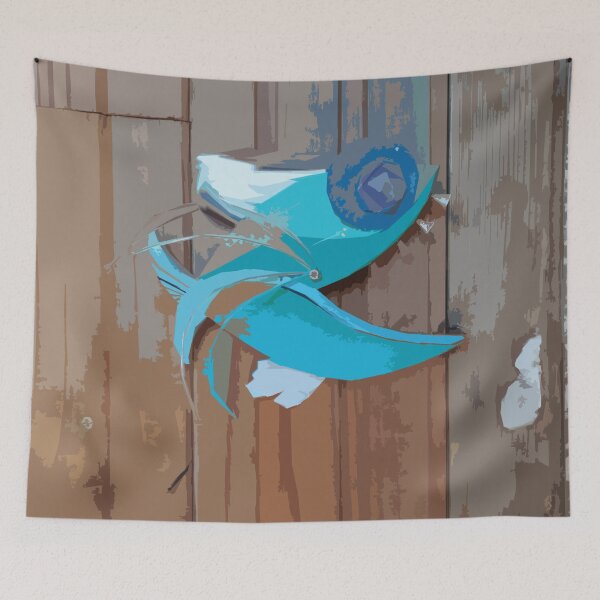 Item preview, Funky Fish Blue Brown designed and sold by Beachy.