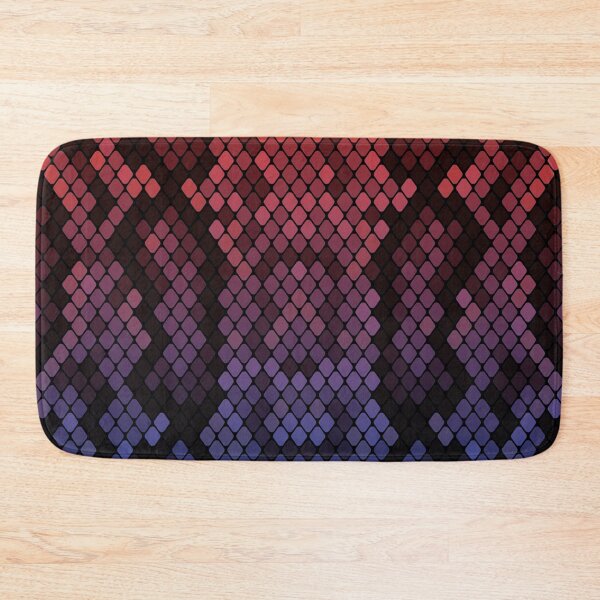 Item preview, Red Blue Snake Skin designed and sold by HomeLivingCo.