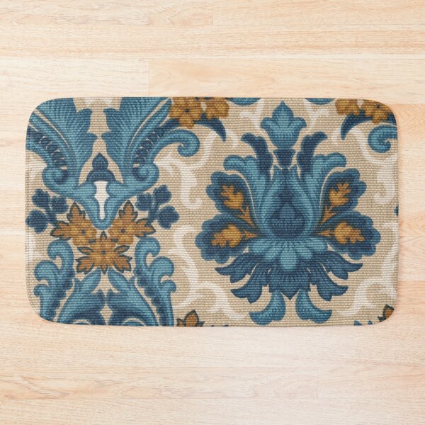 Item preview, Blue flowers_tapestry designed and sold by Des fleurs dans mon coeur.