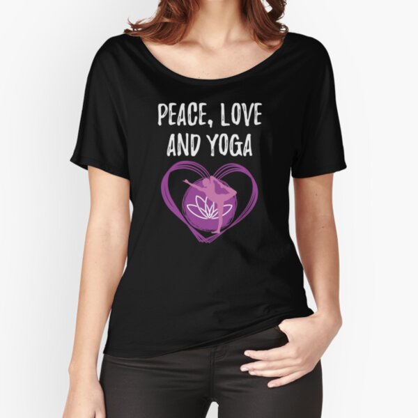 Item preview, Love Yoga Gift for Yogis Peace, Love and Yoga Gift designed and sold by tispy.