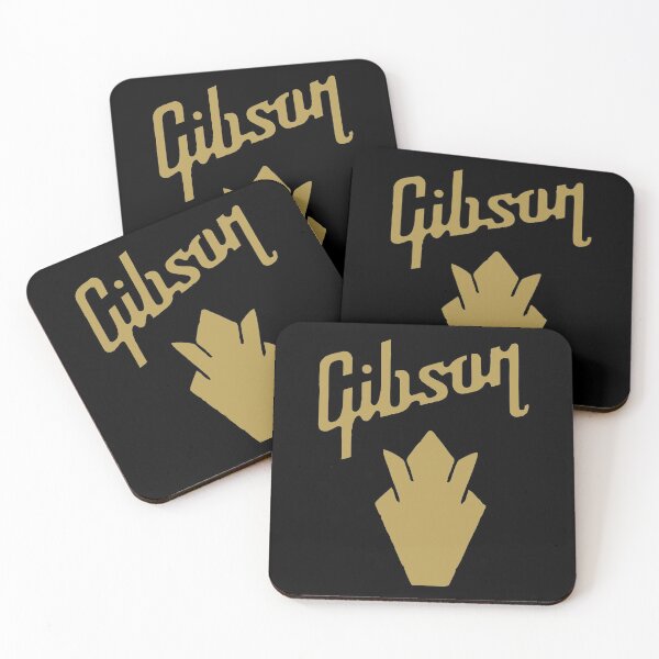 Gibson Logo Coasters (Set of 4)