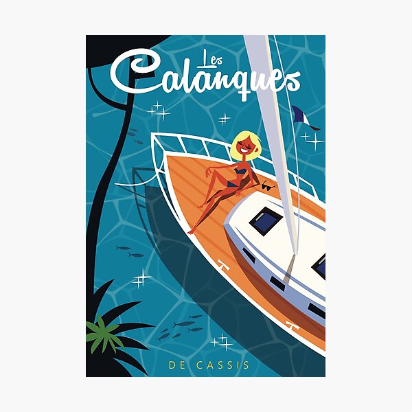Item preview, Calanques poster designed and sold by GAGodel.