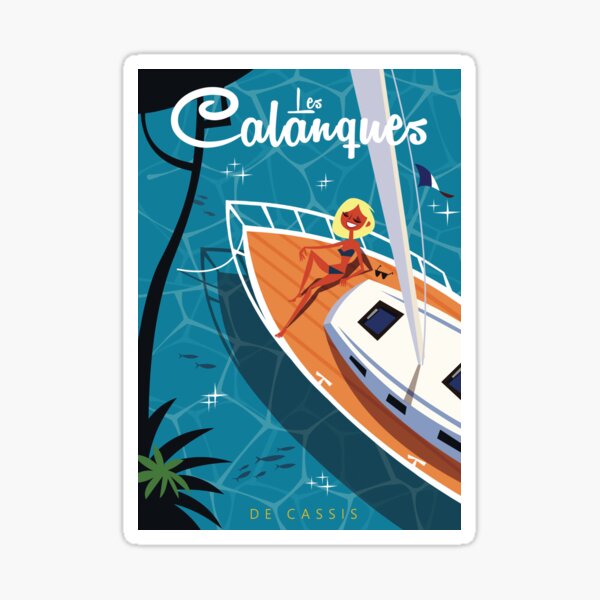 Item preview, Calanques poster designed and sold by GAGodel.