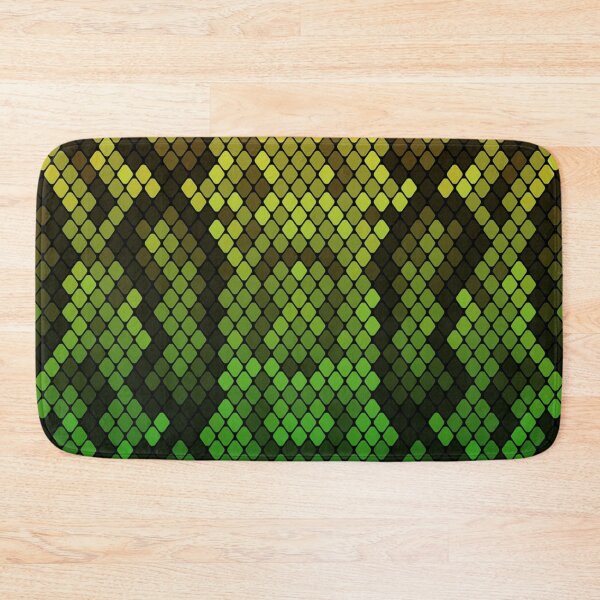 Item preview, Yellow Green Snake Skin designed and sold by HomeLivingCo.