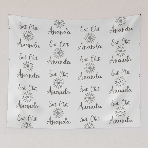 Item preview, Sat Chit Ananda Mantra With Lotus Flower Art designed and sold by nano79.