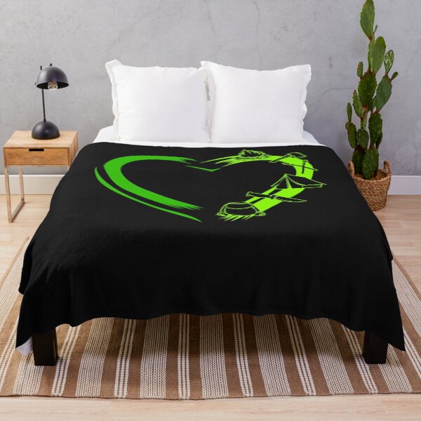 Item preview, Glowing Green Heart Camping Gift designed and sold by fernandopolania.