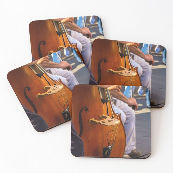 Item preview, Playing double bass outside designed and sold by Andy Chisholm.