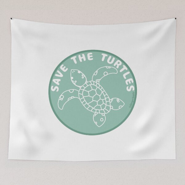 Item preview, Save The Turtles Sticker designed and sold by GingerSnark.