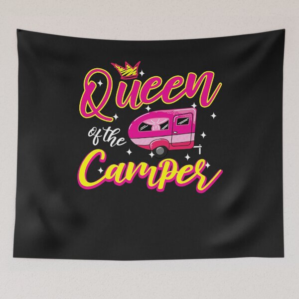Item preview, Glowing Queen Camper Badge gift designed and sold by fernandopolania.