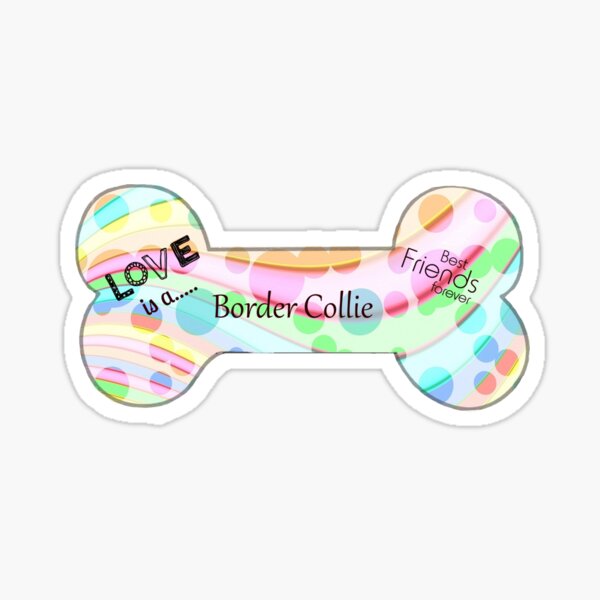 Border Collie - personalized gift Sticker