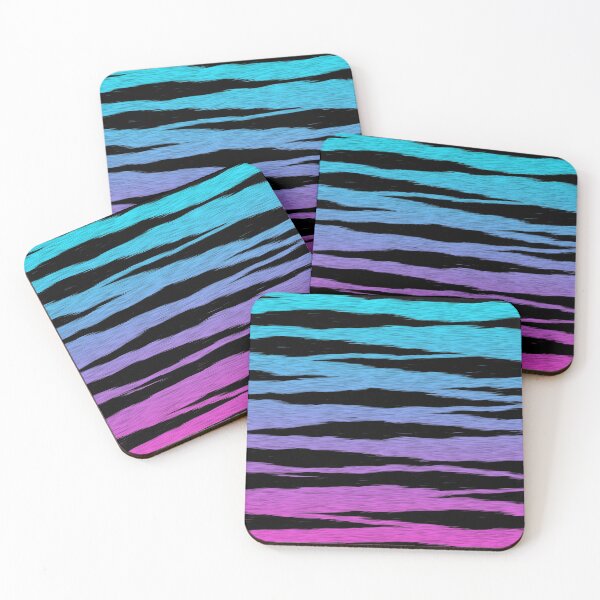 Item preview, Blue Pink Tiger Skin designed and sold by HomeLivingCo.