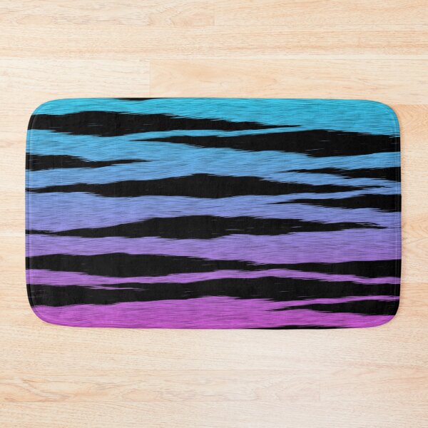 Item preview, Blue Pink Tiger Skin designed and sold by HomeLivingCo.